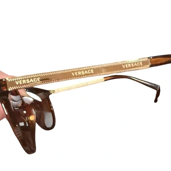 Versace VE4366 Havana Brown Sunglasses Made in Italy w/ Case - Picture 3 of 6